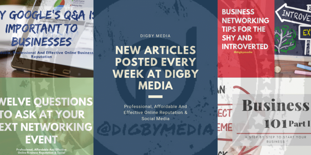 New Articles Posted Every Week at Digby Media